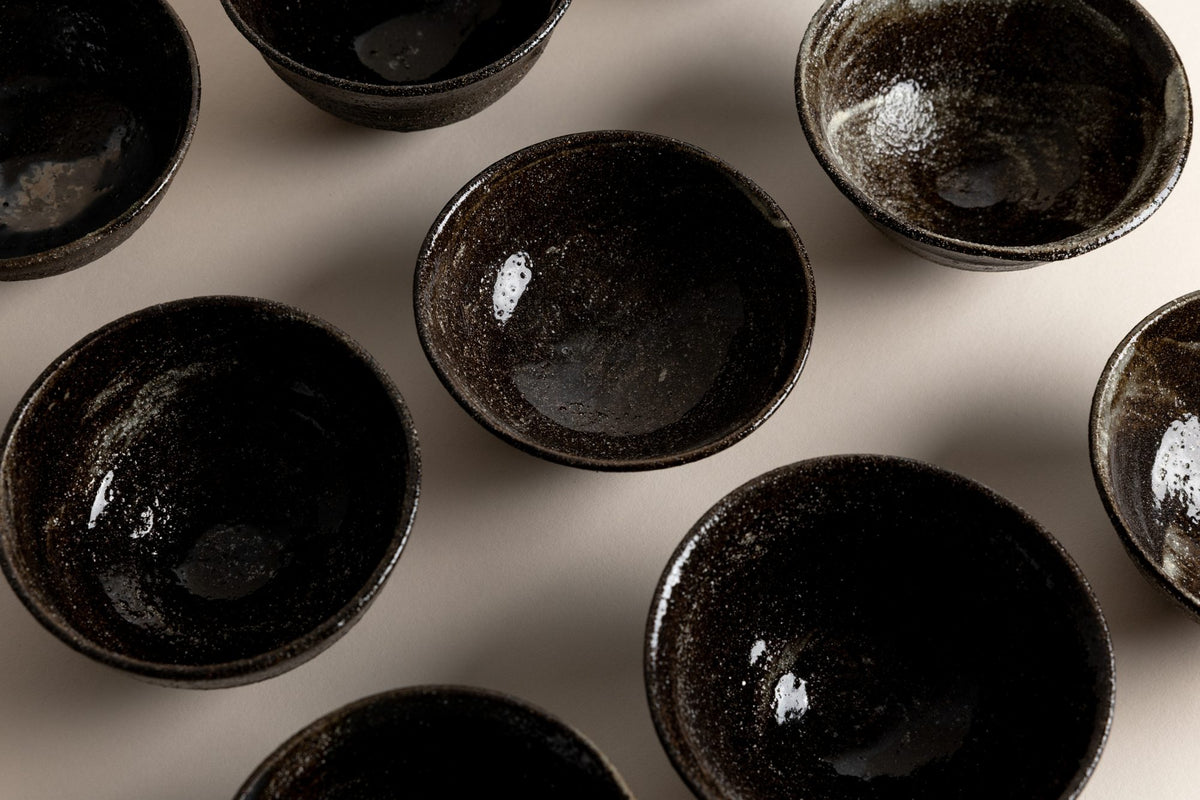 Tea Bowl, Black Glaze, view 5